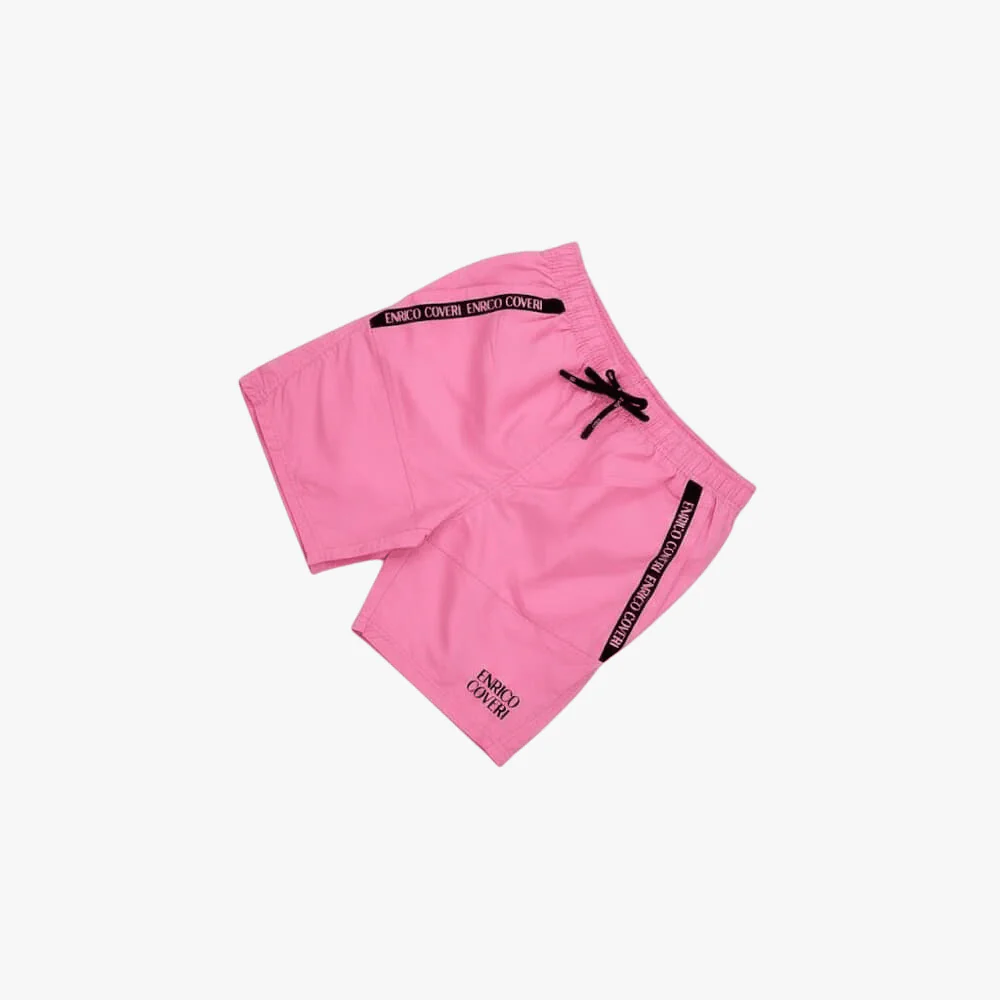 Enrico Coveri Mens Swim Shorts Pink