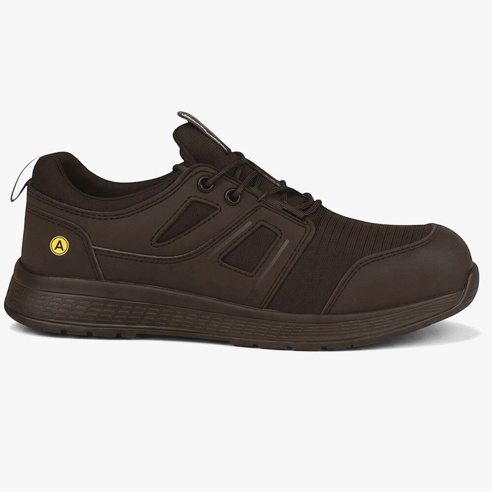 Everest Proedge Safety Fibreglass Toe Shoe Black