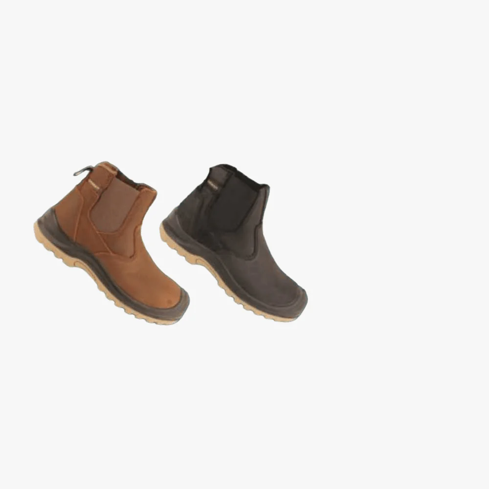 Everest Stc Craftsman Crazy Horse Leather Steel Toe Boot Brown - Image 2