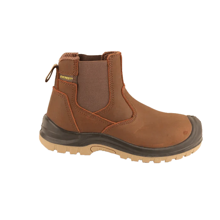 Everest Stc Craftsman Crazy Horse Leather Steel Toe Boot Brown - Image 3