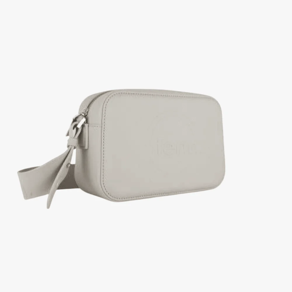 Fenn Myshroom Silver Zip Crossbody Bag
