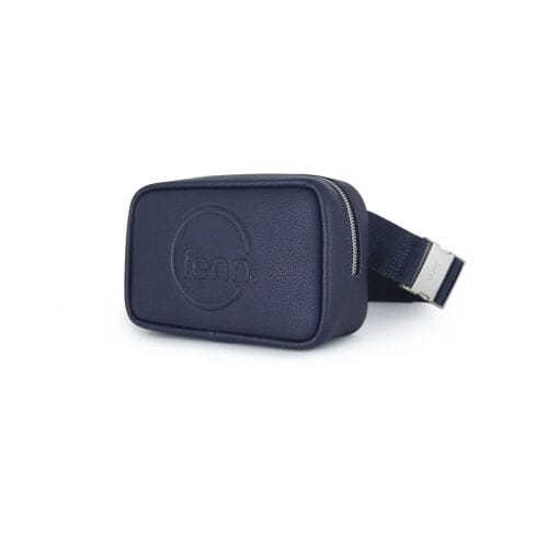 Fenn Pouch Strap Navy Silver Handbag - Image 3