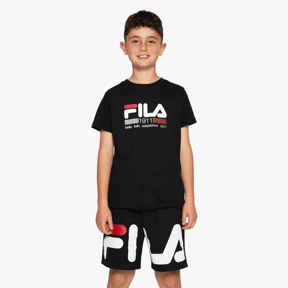 Fila Boys Lewis Short Sleeve Tee Black