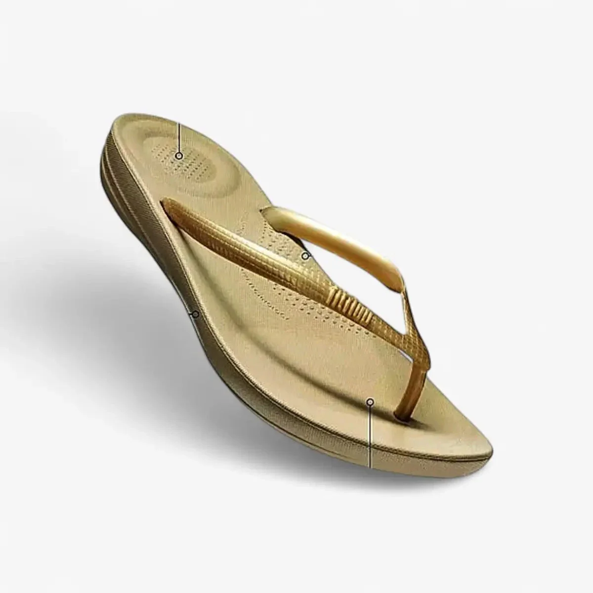 Fit Flop I Qushion Silver Sandal - Image 3