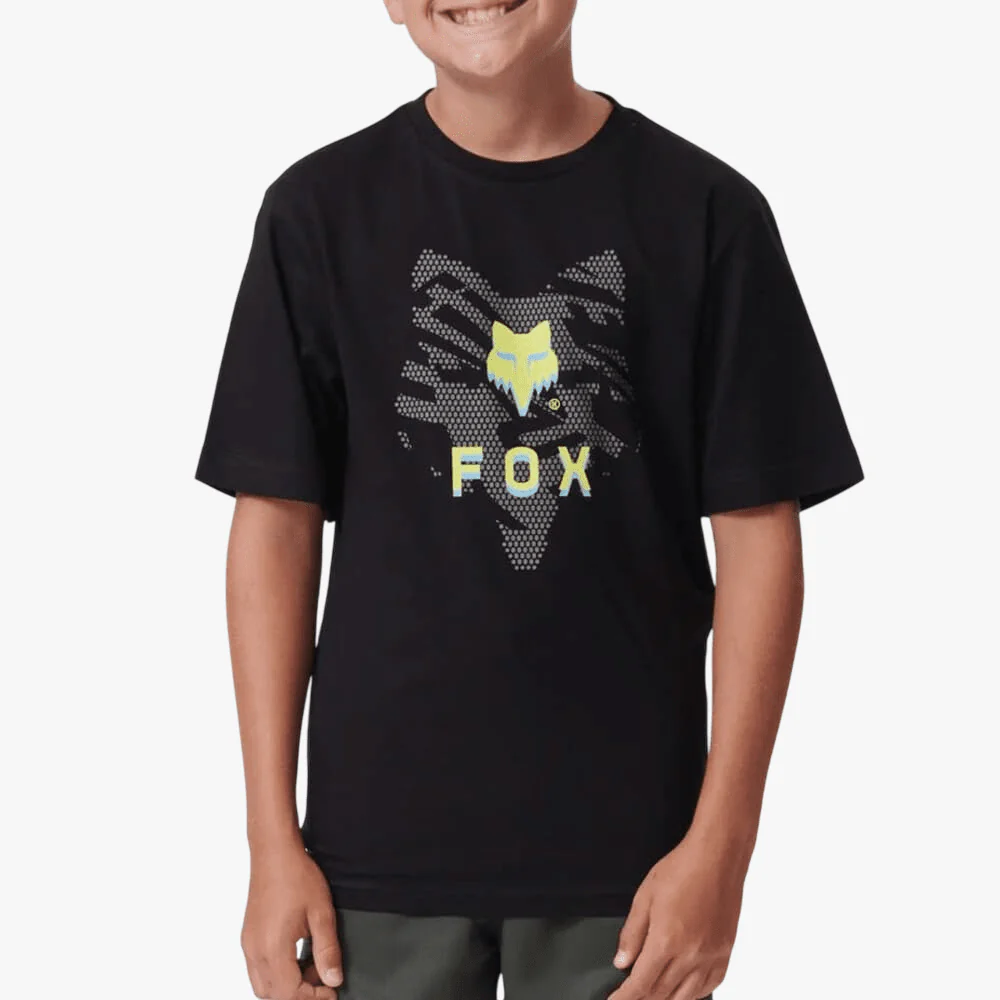 Fox Boys Blazing Trails Short Sleeve Tee Black