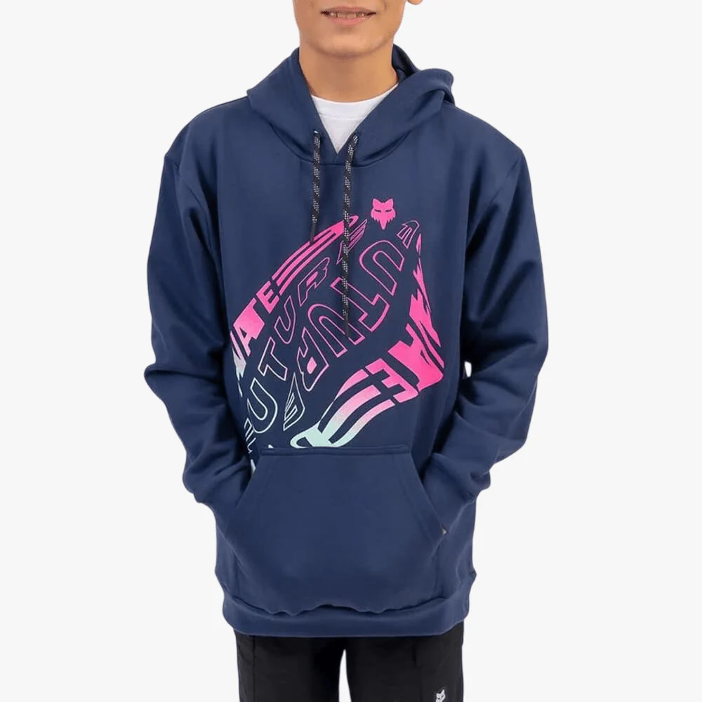 Fox Boys Pullover Hoody Navy