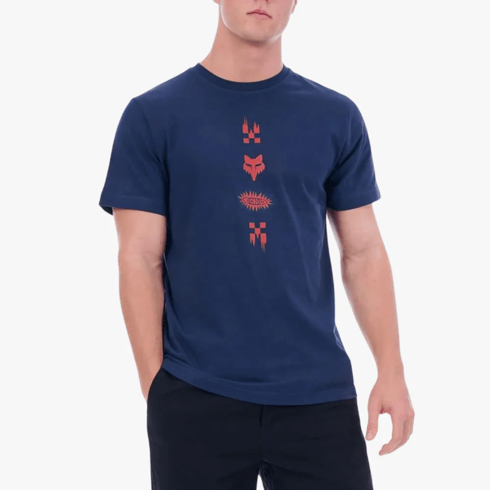 Fox Mens Align Short Sleeve Tee Navy