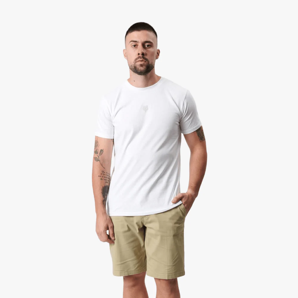 Fox Mens Axion 3.0 Short Sleeve Tee White