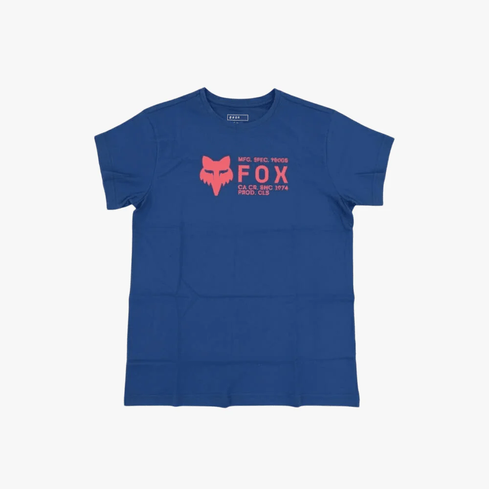 Fox Mens Barge Short Sleeve Tee Navy