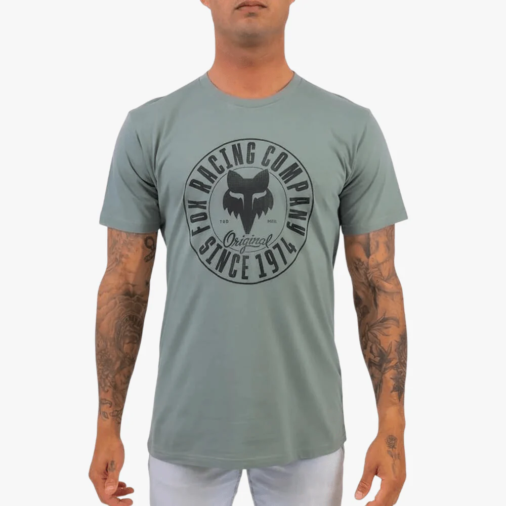 Fox Mens Emblem Short Sleeve Tee Sage