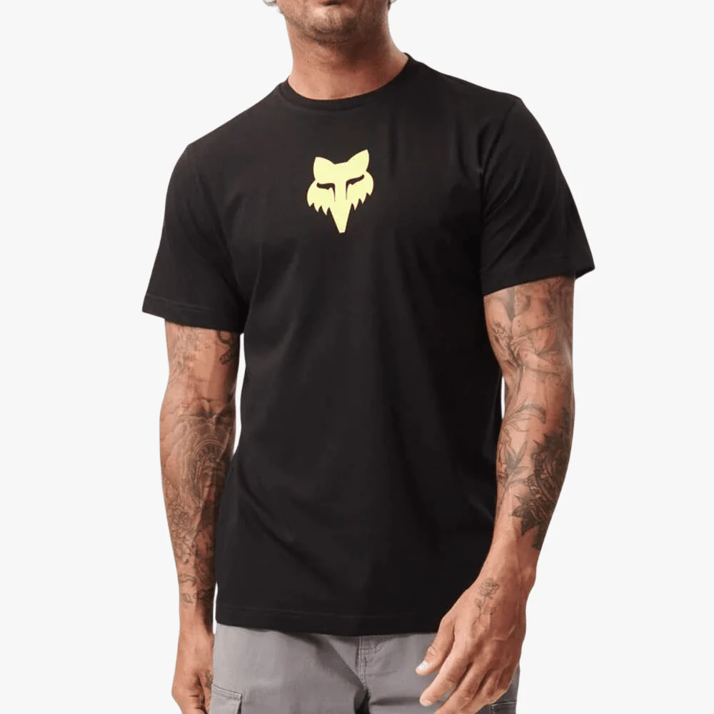 Fox Mens Fox Head Short Sleeve Tee Black