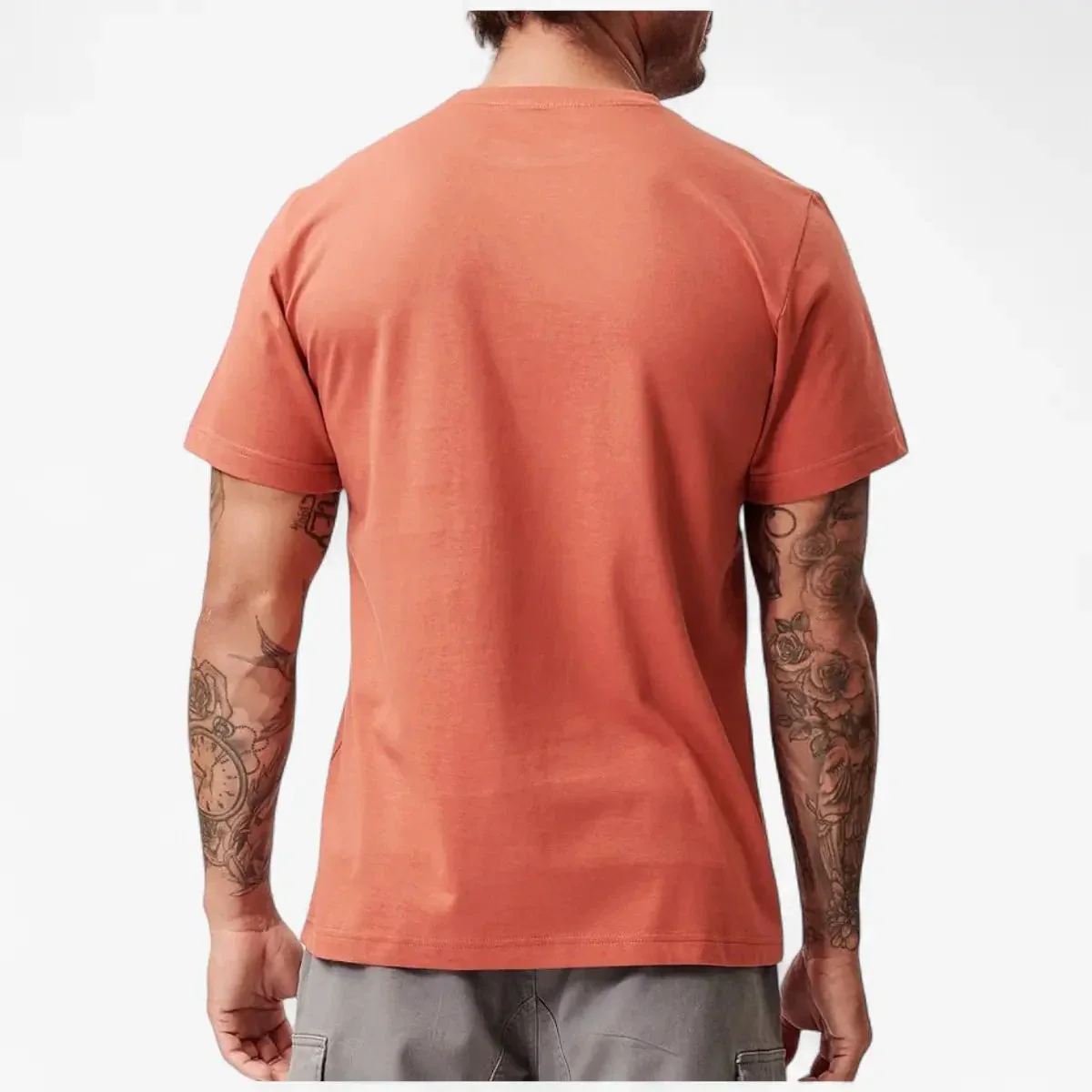 Fox Mens Logomark Short Sleeve Tee Tandoori Spice - Image 3