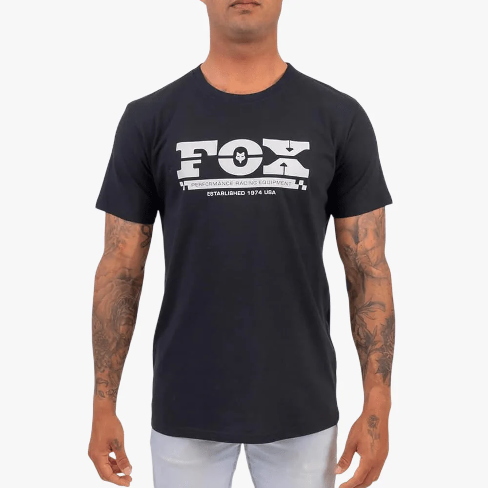 Fox Mens National Short Sleeve Tee Black