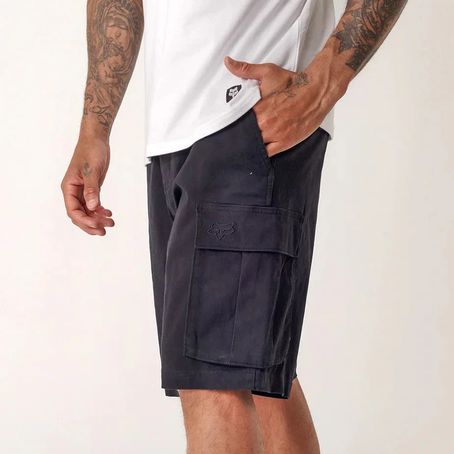 Fox Mens Slambozo 2.0 Cotton Canvas Walkshorts Black - Image 3
