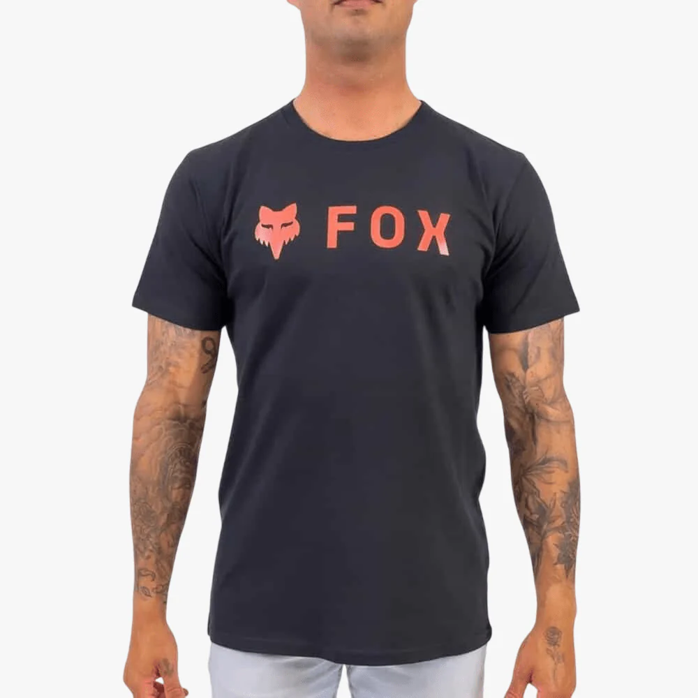 Fox Mens Wordmark Short Sleeve Tee Black
