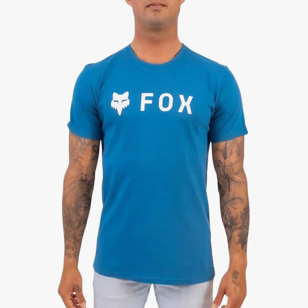 Fox Mens Wordmark Short Sleeve Tee Dark Slate