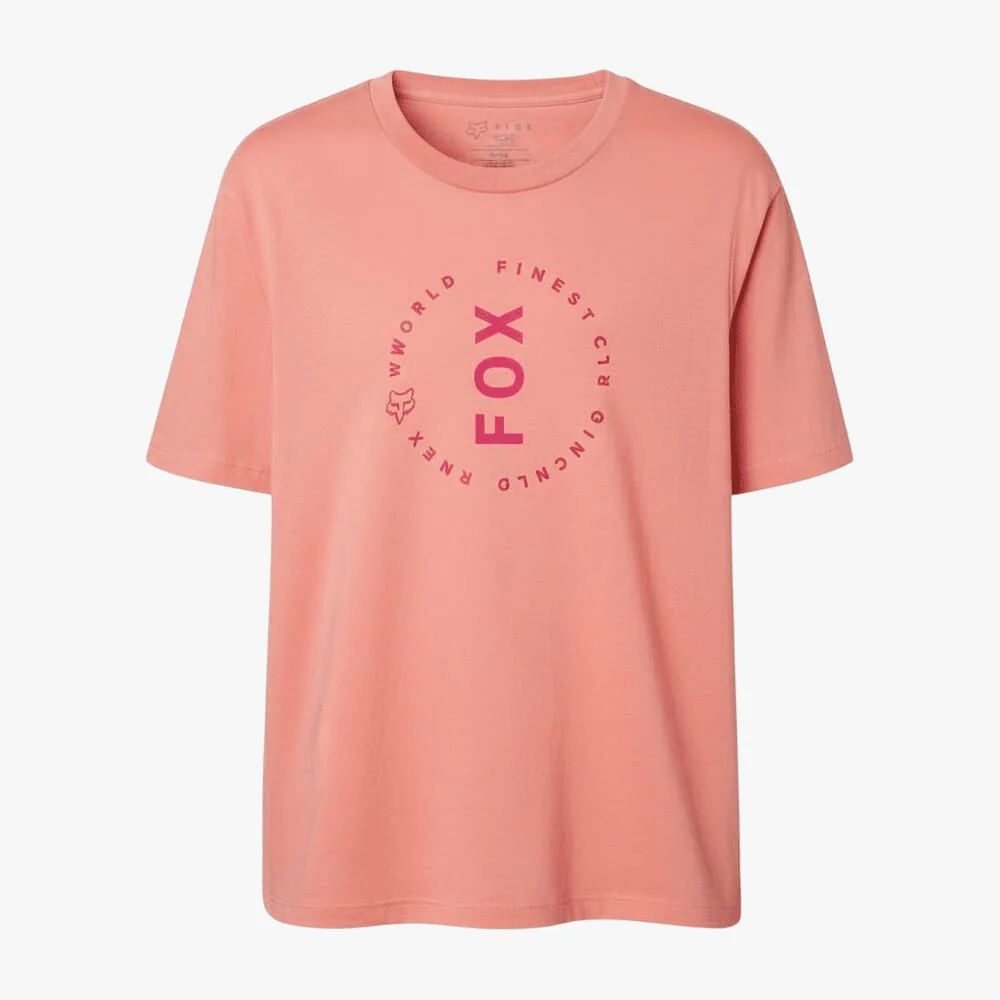 Fox Womens Clean Lap Short Sleeve Tee Peaches And Cream