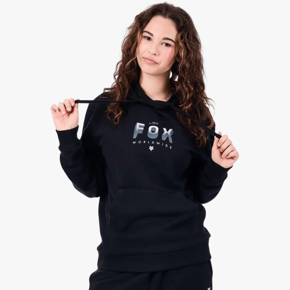 Fox Womens Worlwide Hoodie Black
