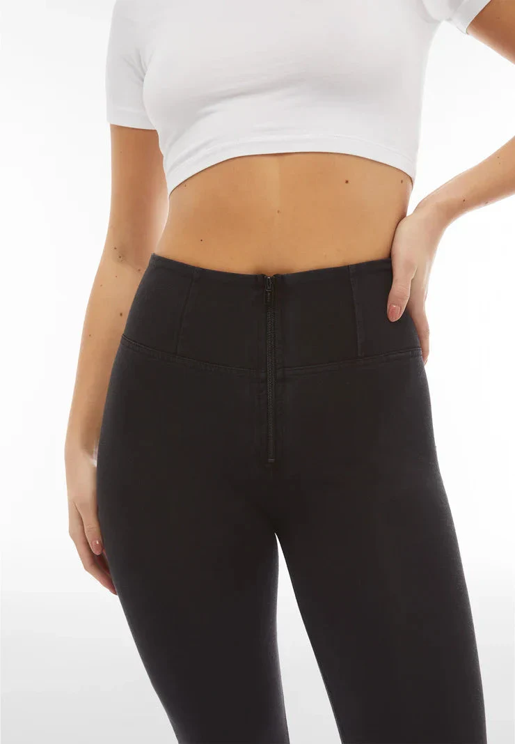 Freddy Womens Black Black Stitch High Waist Long Length Jean - Image 5