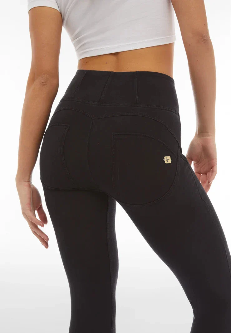 Freddy Womens Black Black Stitch High Waist Long Length Jean - Image 6