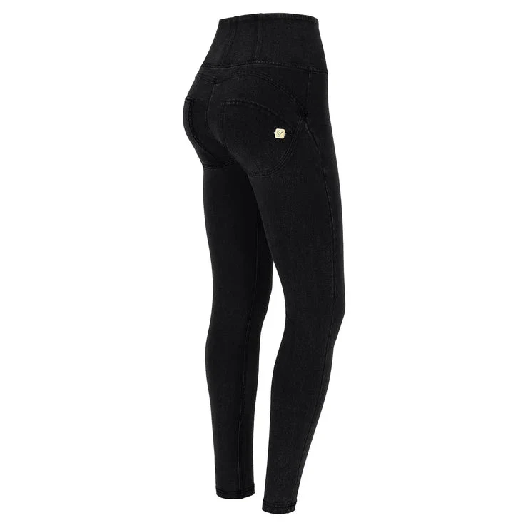 Freddy Womens Black Black Stitch High Waist Long Length Jean - Image 7