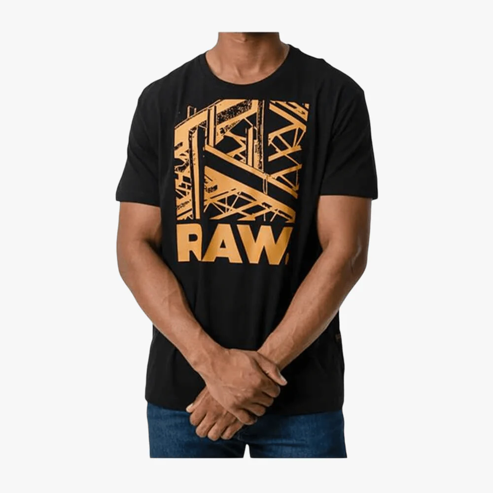 G Star Mens Raw Construction Short Sleeve Tee Black