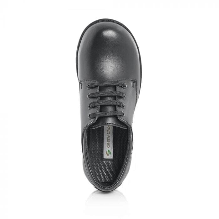 Green Cross Small Boys School Shoe Black - Image 4