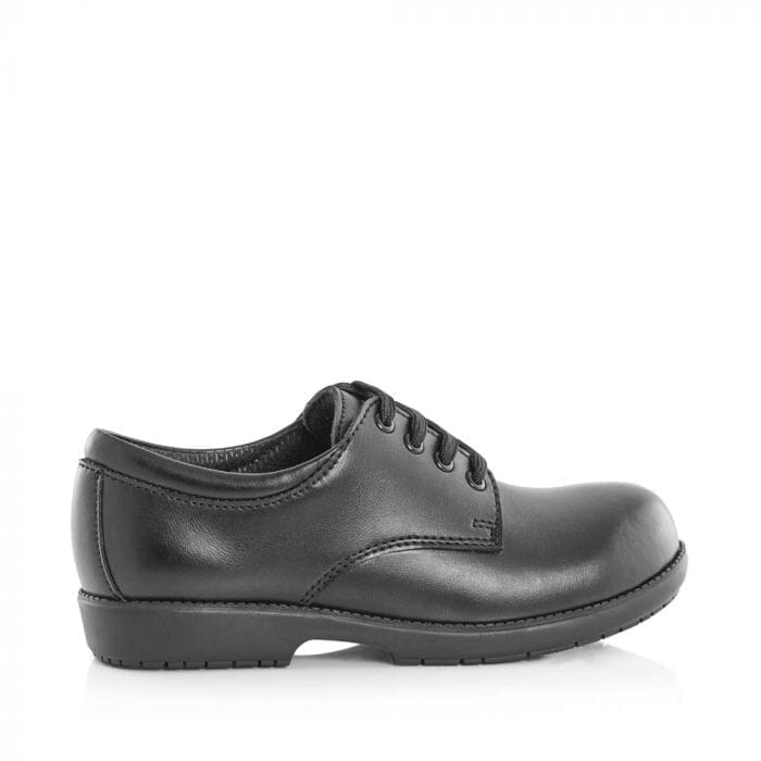 Green Cross Small Boys School Shoe Black - Image 2