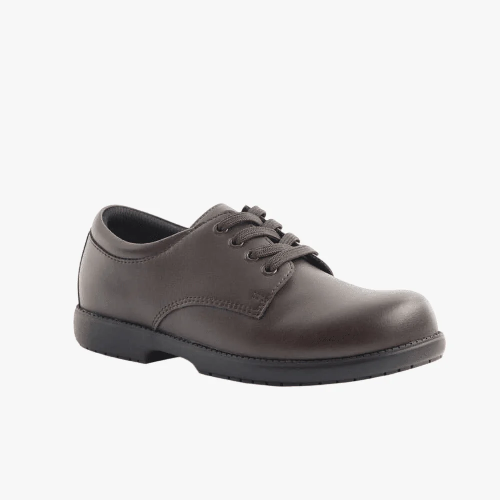 Green Cross Older Boys/Mens School Shoe Brown