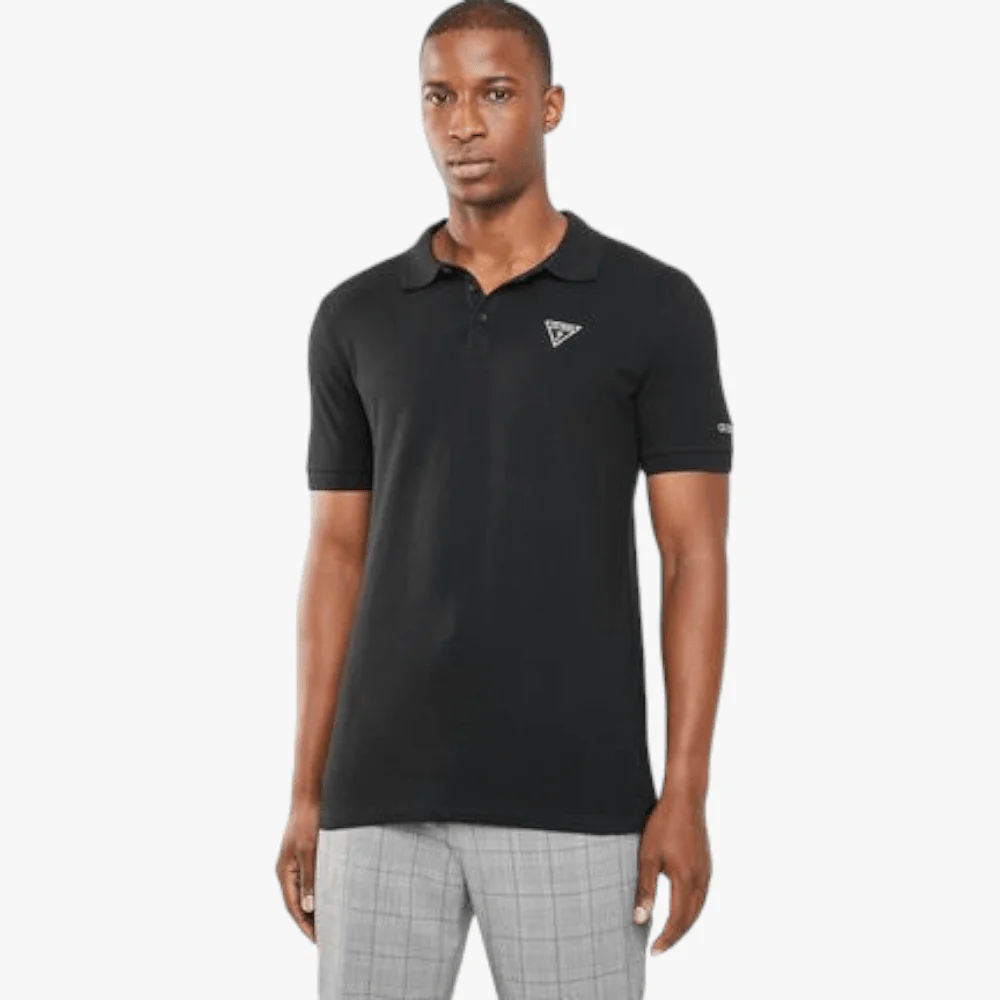 Guess Mens Classic Golfer Black