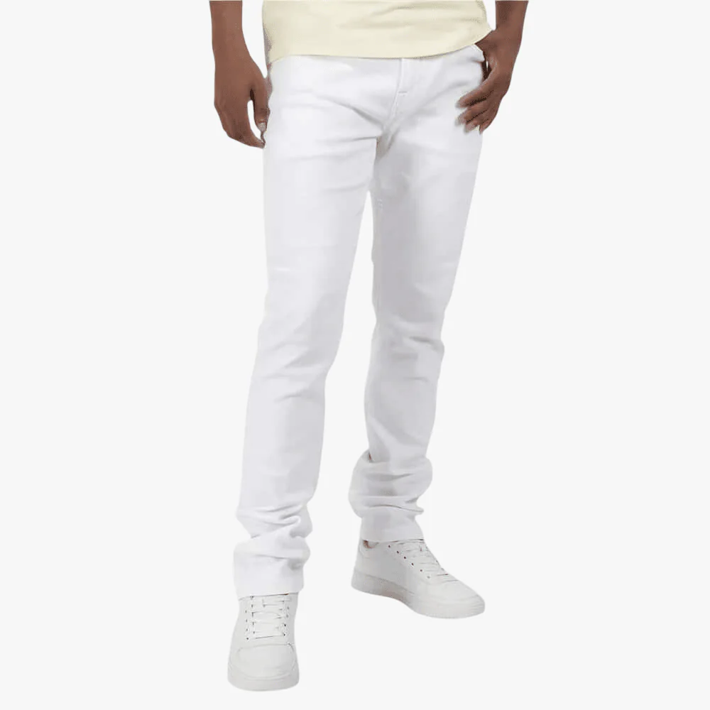 Guess Mens Skinny Jean Mason Wash White