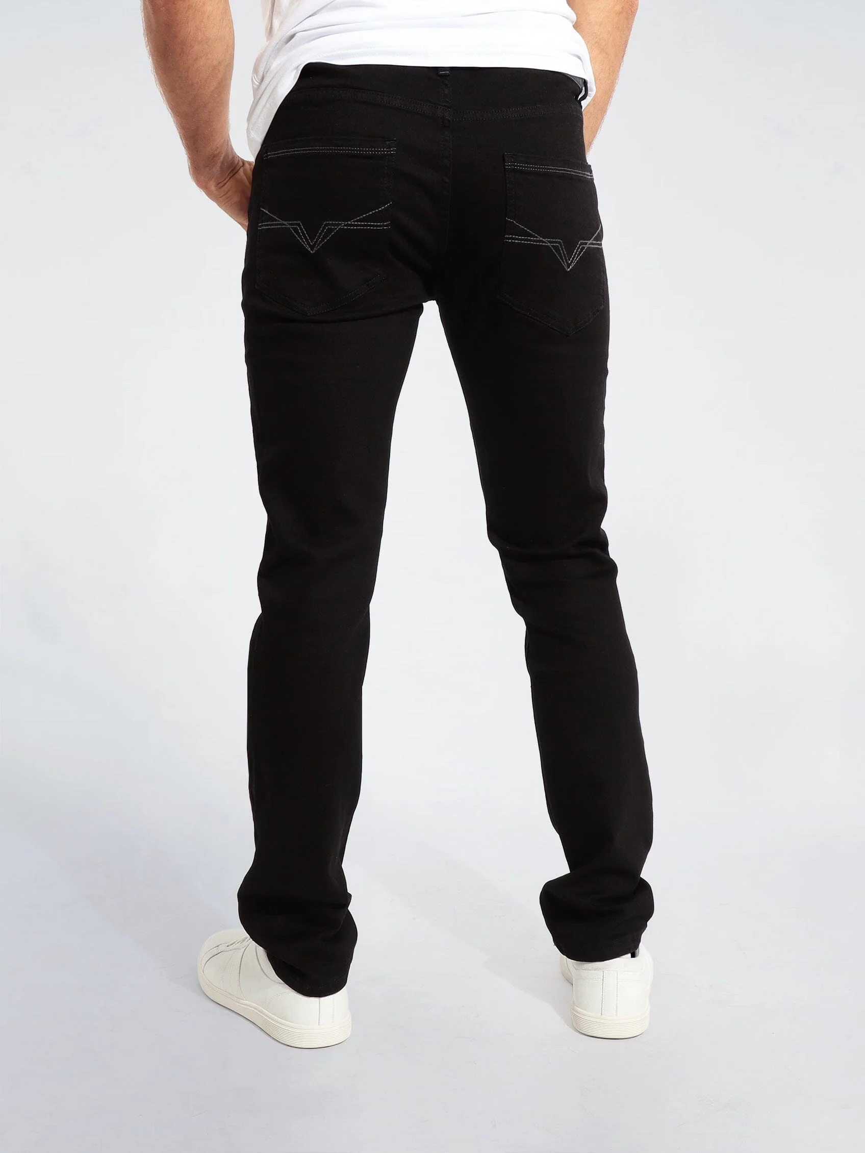 Guess Mens Skinny Leg Jean Black                                                       >98-449 - Image 3