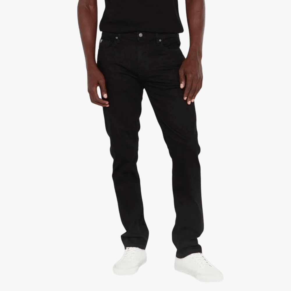 Guess Mens Slim Straight Jean Jailbreak Wash Black