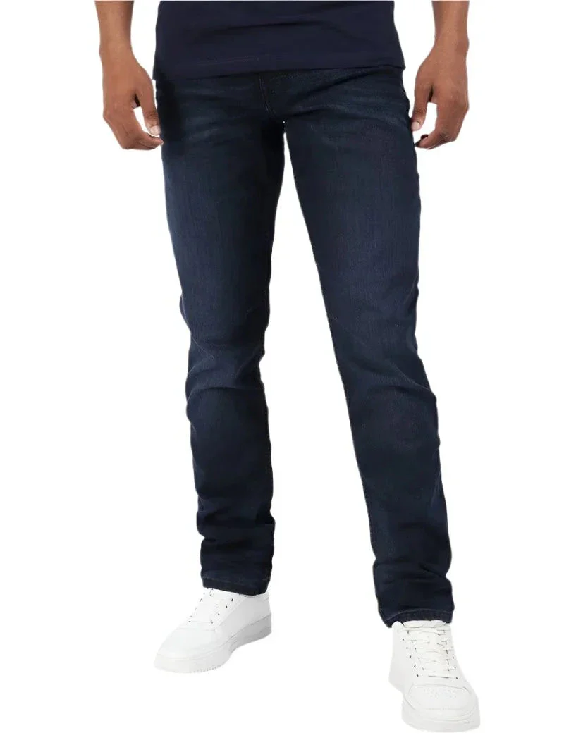 Guess Mens Slim Tapered James Dark Wash Jeans - Image 2