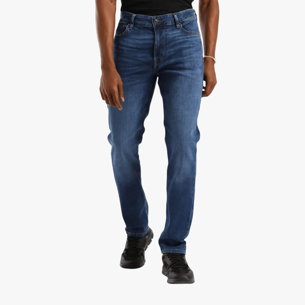 Guess Mens Slim Tapered Jean As2mark Medium Wash