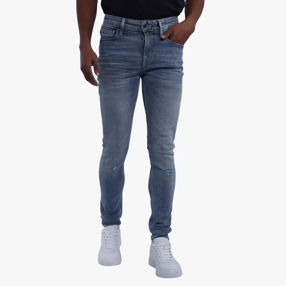 Guess Mens Super Skinny Jean Finn Light Wash