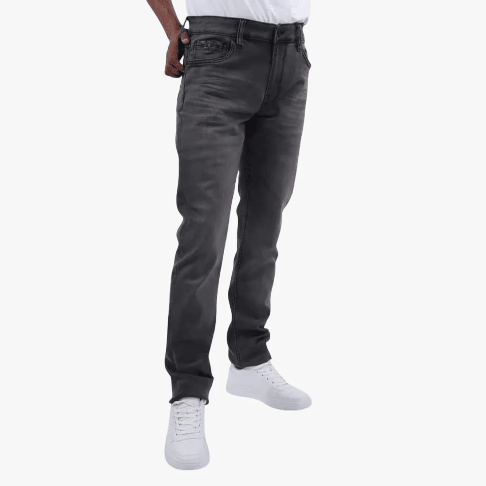 Guess Mens Tom Ceramic Slim Taper Jean Grey Wash