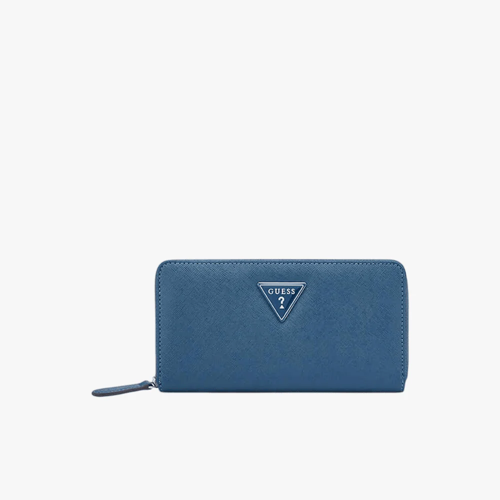 Guess Viviette Slg Med Zip Around Purse Navy