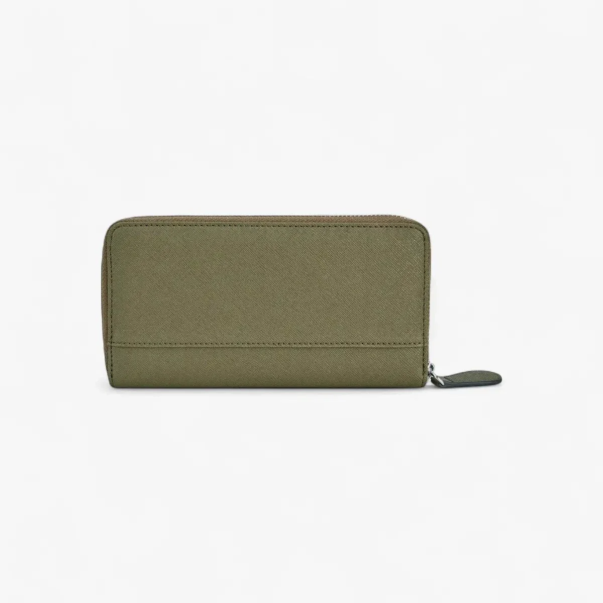 Guess Viviette Slg Medium Zip Around Purse Olive - Image 3