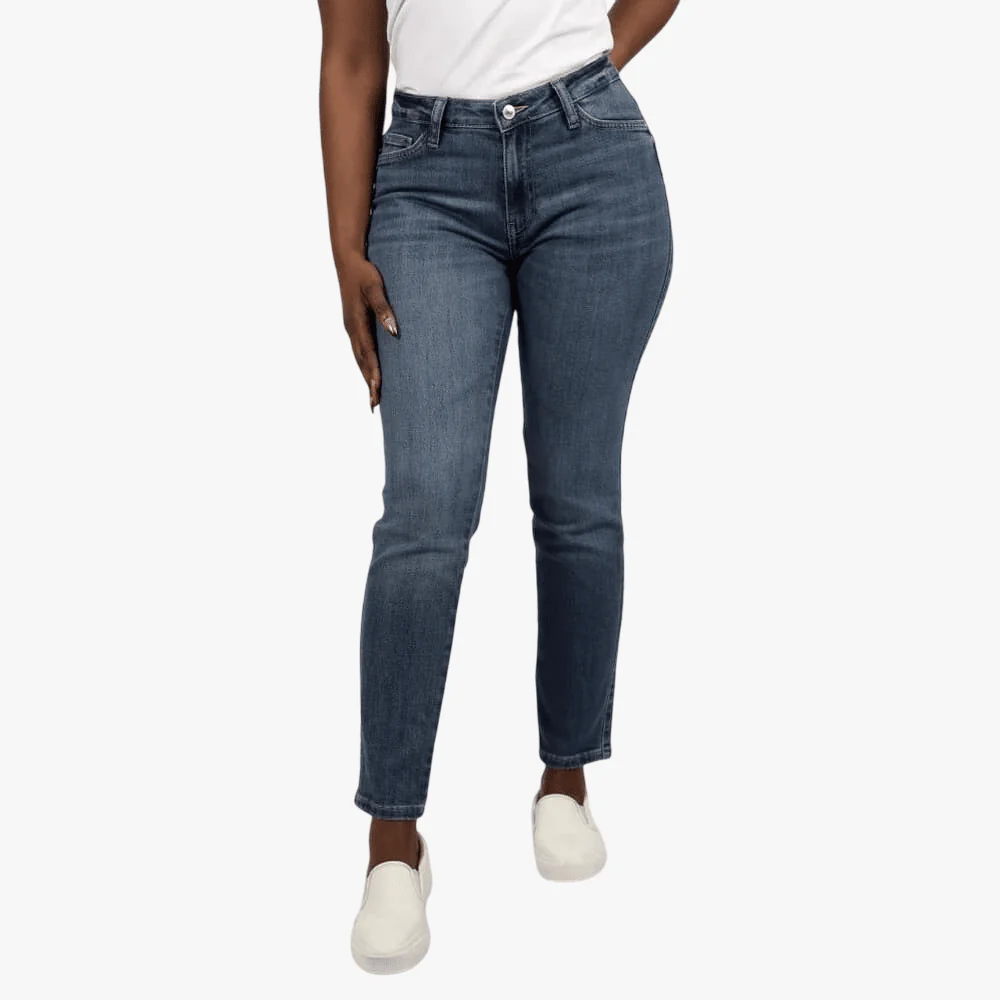 Guess Womens 1981 High Rise Skinny Jean Medium Wash