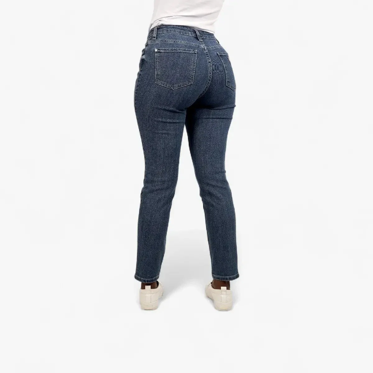 Guess Womens 1981 High Rise Skinny Jean Medium Wash - Image 3