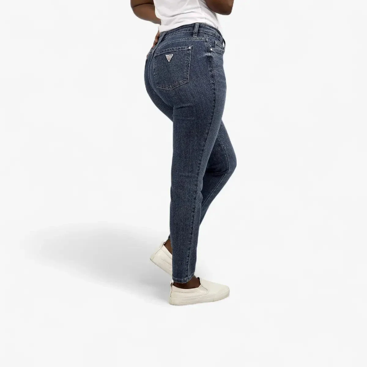 Guess Womens 1981 High Rise Skinny Jean Medium Wash - Image 4