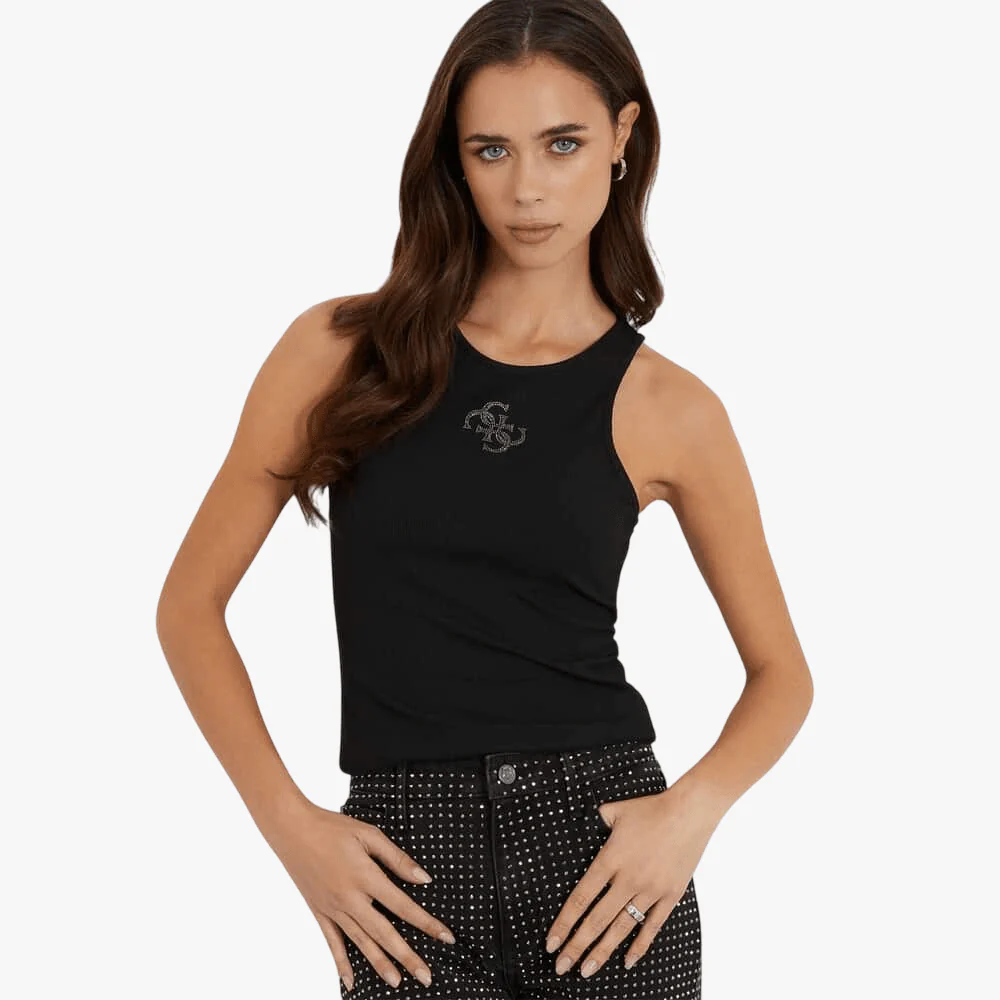 Guess Womens Guendalina Tank Top Black