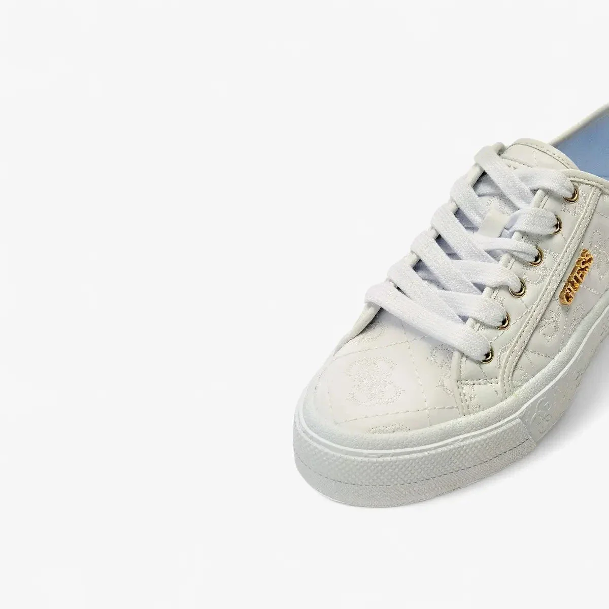 Guess Womens Jlove Afw Sneaker White - Image 3