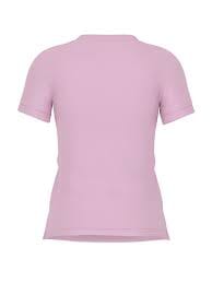 Guess Womens Logo Sequin Tee Lilac - Image 2