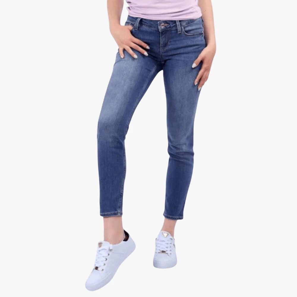 Guess Womens Sexy Curvy Jean Savv Mid Wash