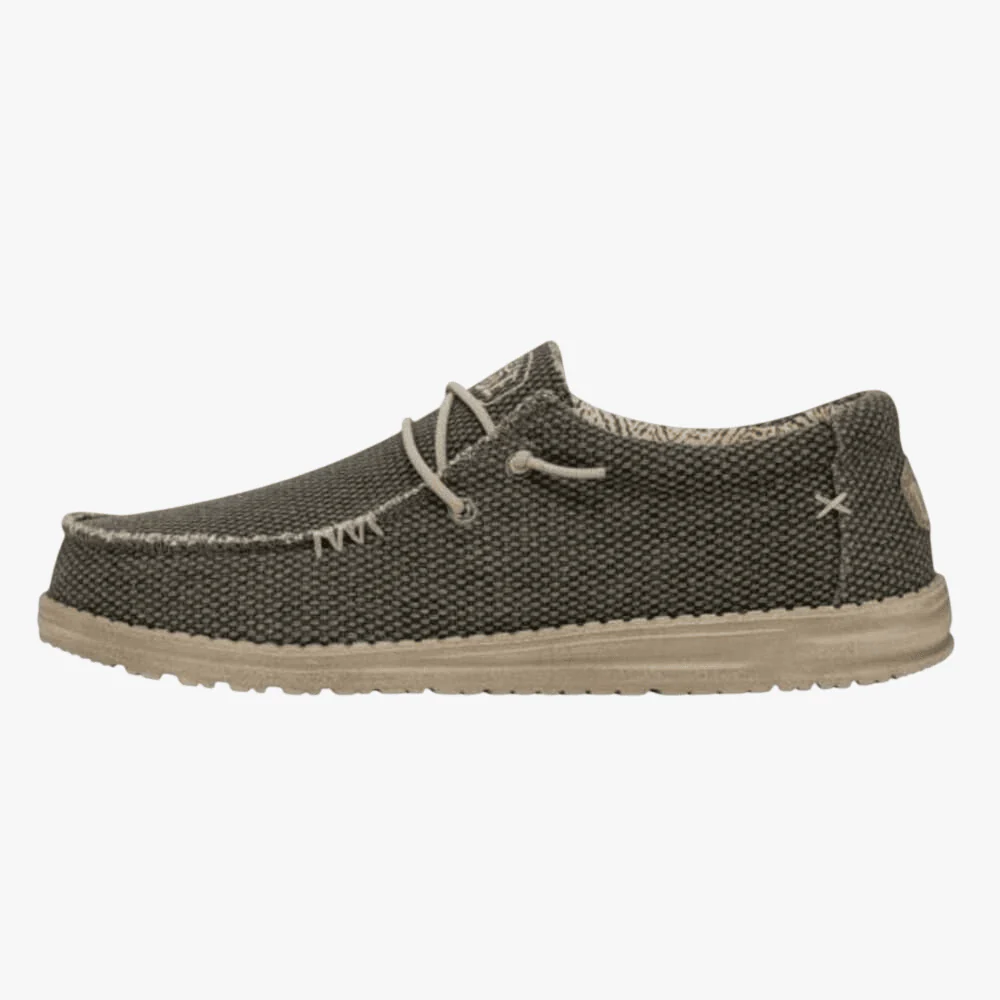 Hey Dude Mens Wally Braided Army