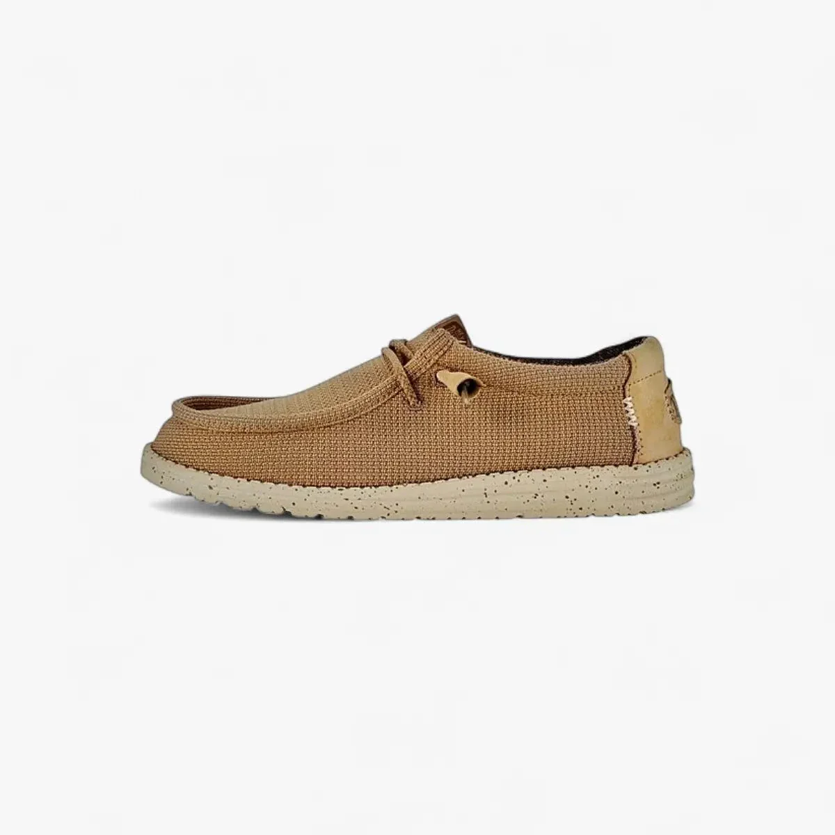 Hey Dude Mens Wally Sport Mesh Tan White - Image 2