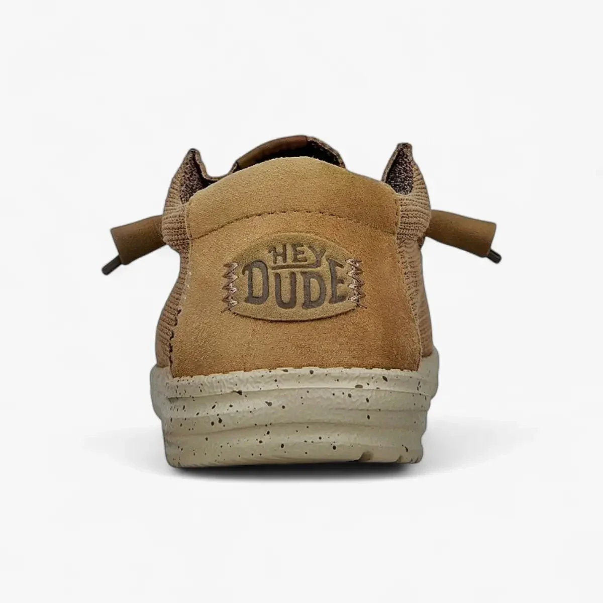 Hey Dude Mens Wally Sport Mesh Tan White - Image 3