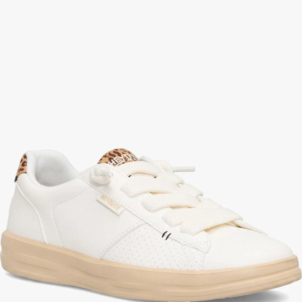 Hey Dude Womens Karina Duo Classic Sneaker Egret Multi